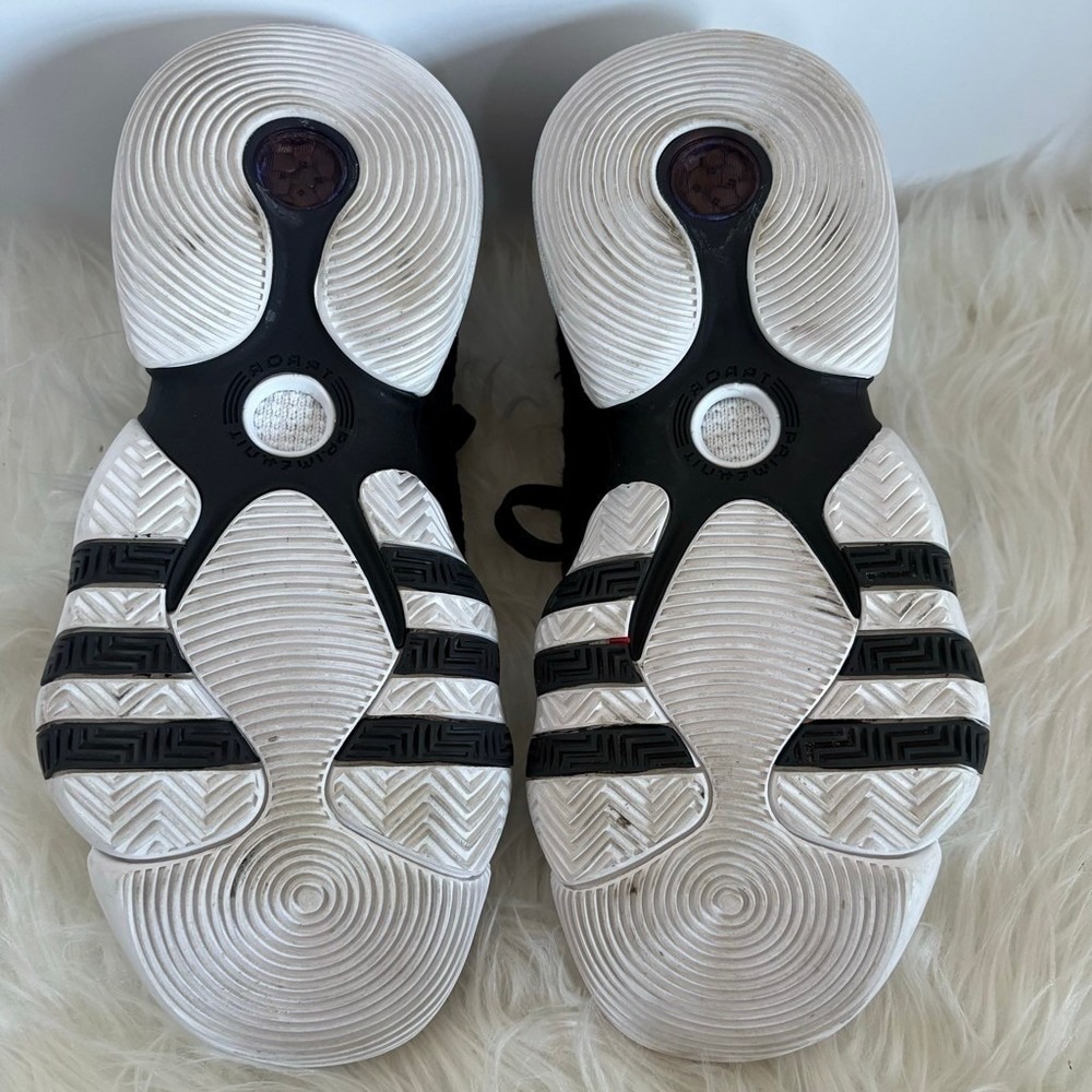 Adidas Trae Young 2 Super Villain White Black Sneakers Boys 6.5 Women 8 H06473 - Picture 16 of 16